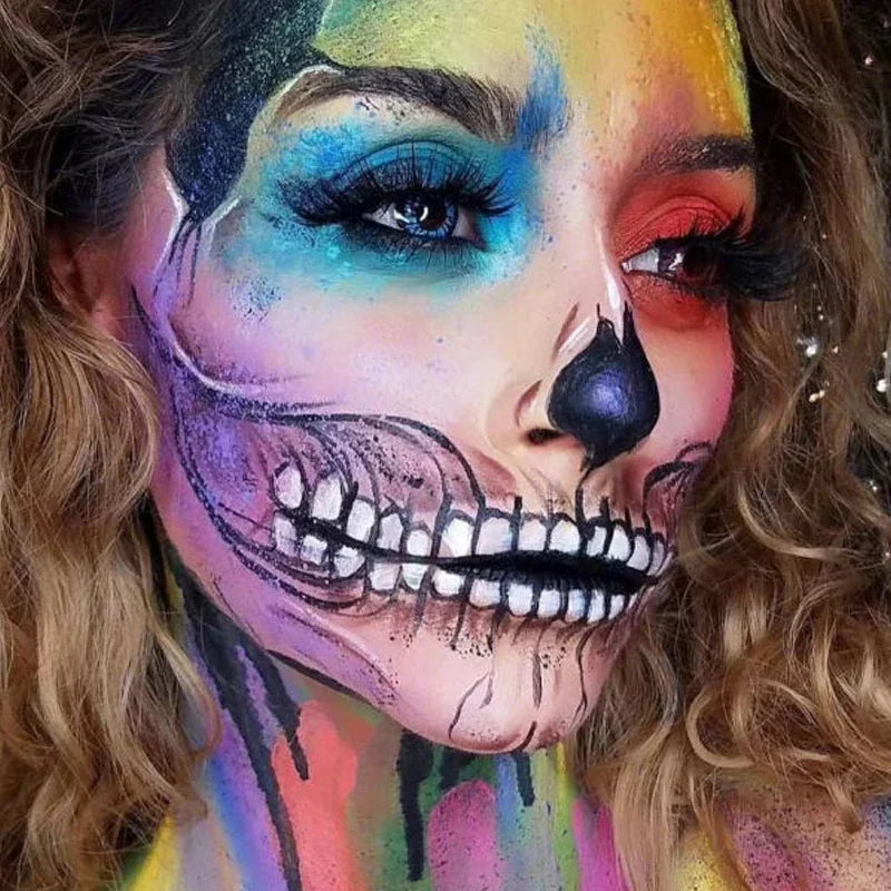 Face Body Painting Make up Face Color Eye Shadow Easy to Clean Makeup Body Paint Festival Halloween Makeup Body Paint Wholesale