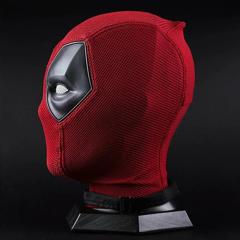 Anime Movie Deadpool Cosplay Mask Nico Shuai Dragon Head Cover Knitted Cotton Mesh Helmet Halloween Party Carnival Costume Props