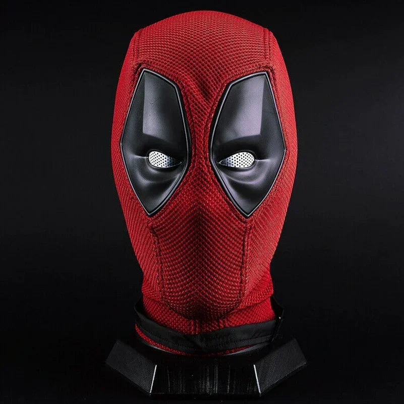 Anime Movie Deadpool Cosplay Mask Nico Shuai Dragon Head Cover Knitted Cotton Mesh Helmet Halloween Party Carnival Costume Props