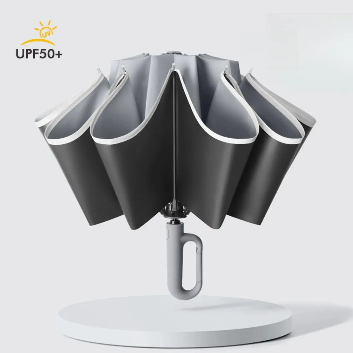 Fully Automatic Folding Umbrella with Ring Buckle for Easy Portability. Bigger, Thicker, Reinforced. Portable and Weatherproof F