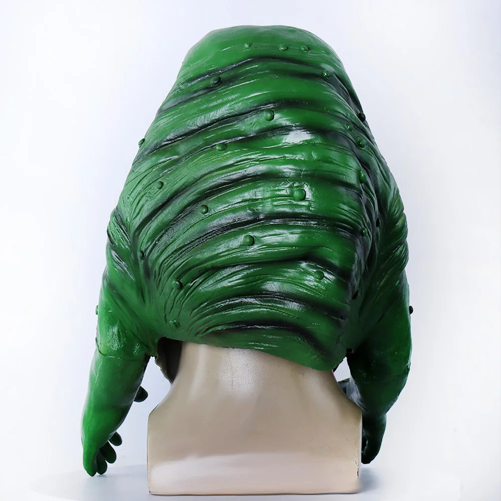 Funny Ghostbusters Slimer Mask Cosplay Adult Latex Helmet Headpiece Halloween Carnival Masquerade Dress up Party Costume Props