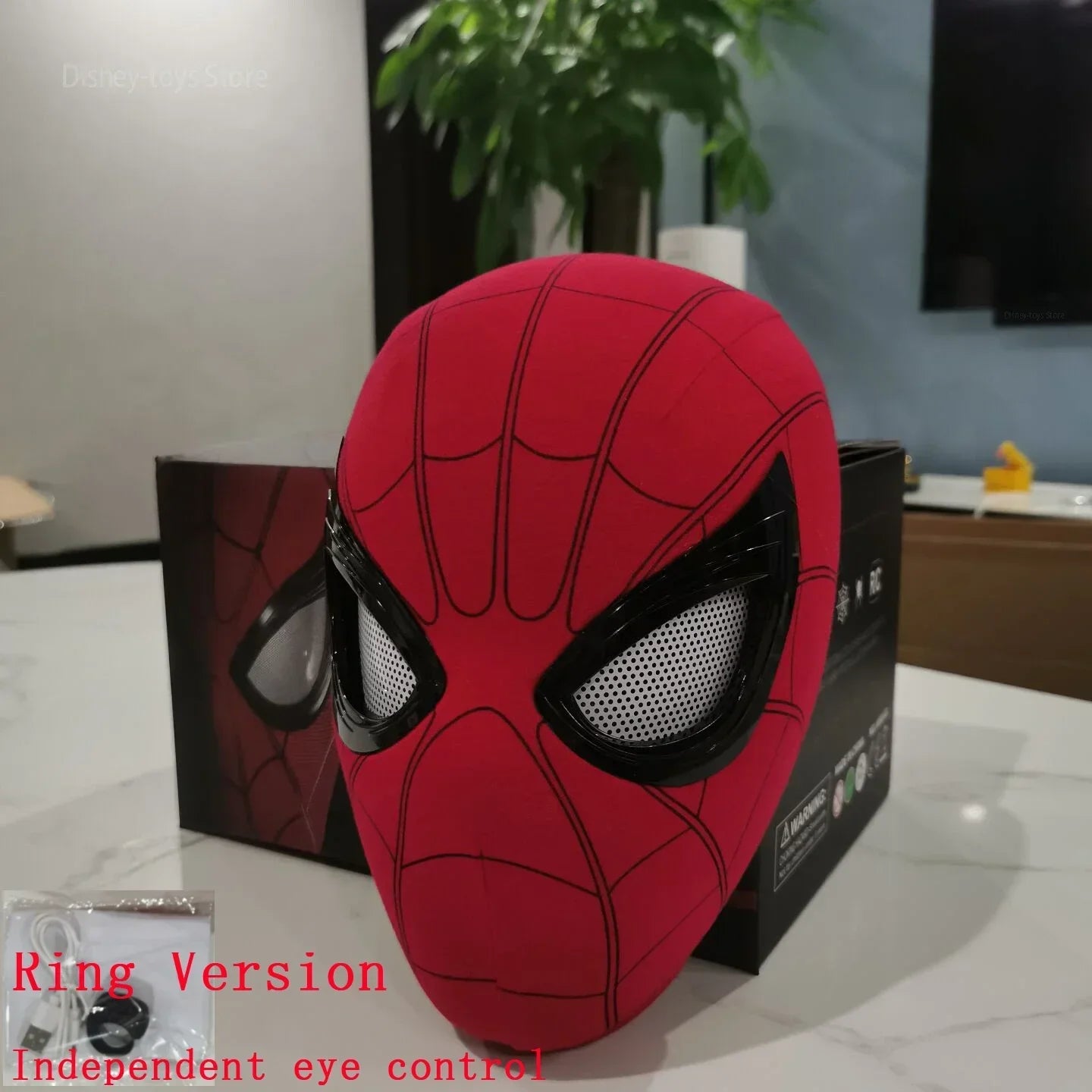 Spider Man Mobile Eye Electronic Spider Man Desktop Decoration Sculpture 1:1 Remote Control Adult and Children'S Gift