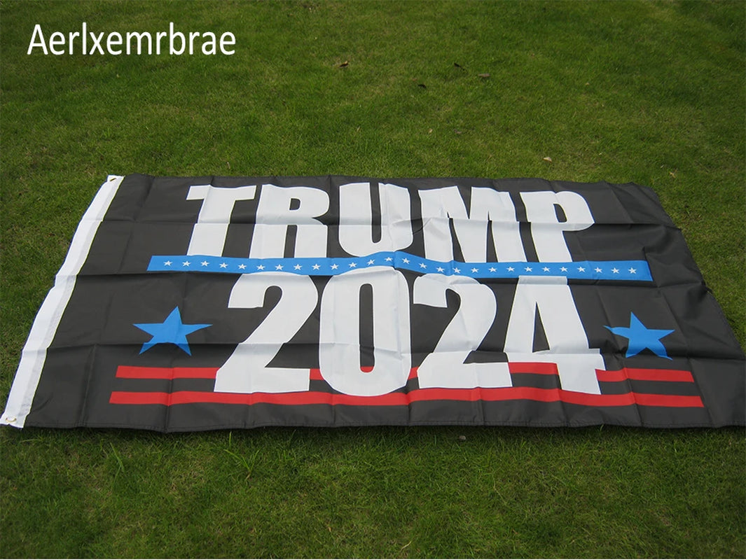 Flag 150X90Cm Trump 2024 Flag Polyester Printed Trump Flag Keep America Great