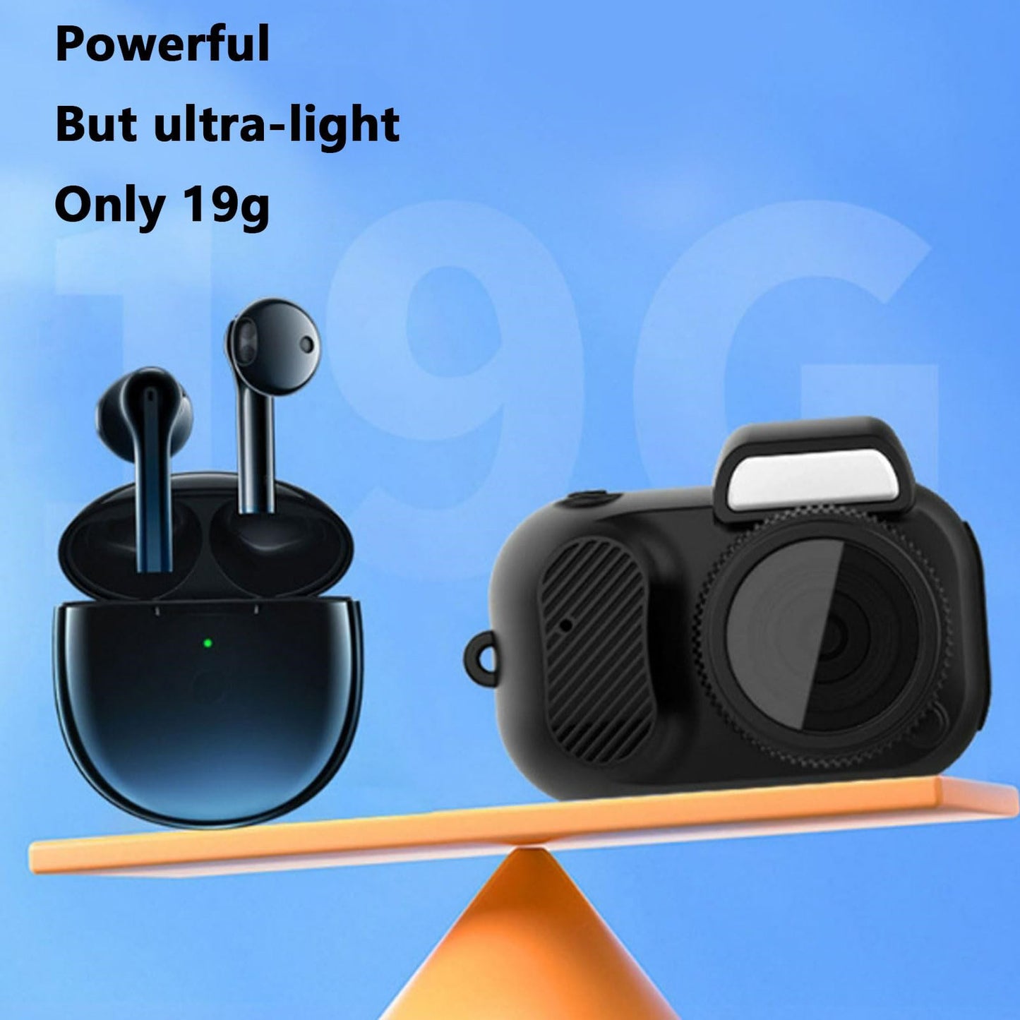 Keychain Camera Mini Camera Keychain 1080P Mini Sport Camera Camera Keychain 100 Mins Battery Life (Without Memory Card) Cute Lighting